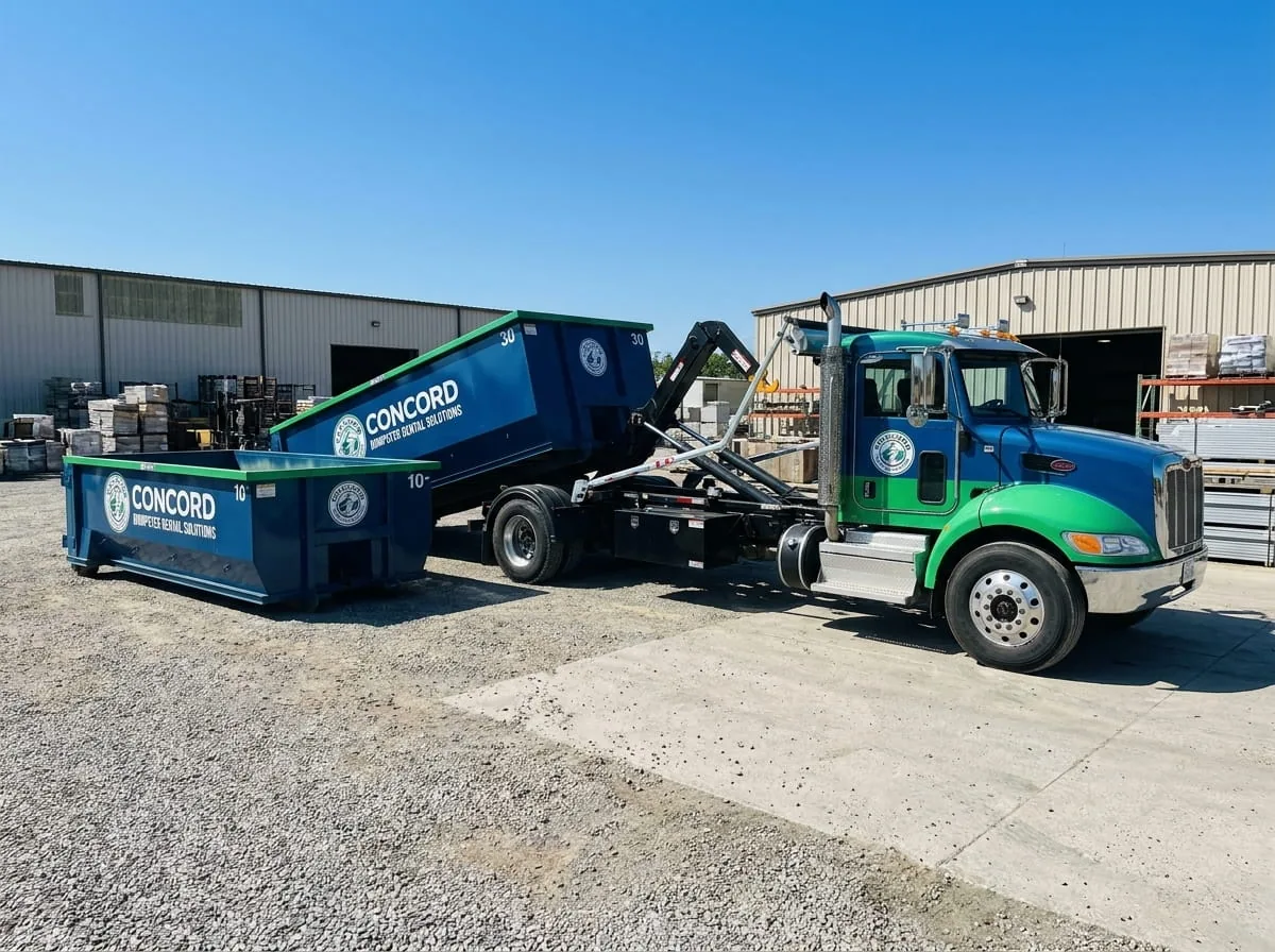 20 Yard Dumpster roll-off container available in Concord NH