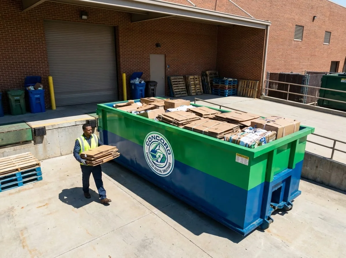 40 Yard Dumpster roll-off container available in Concord NH